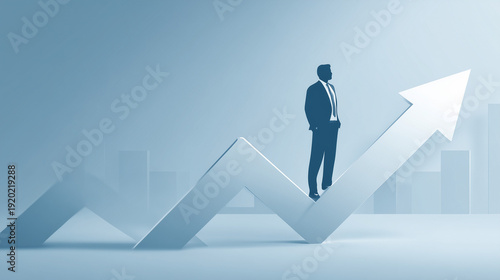 Navigating Success: A silho...