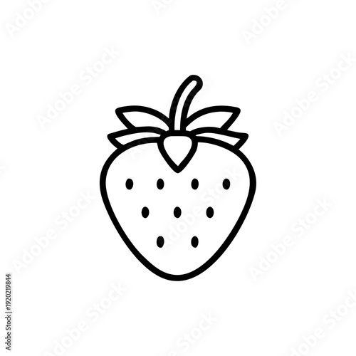 A delicious vector illustration of a fresh ripe red strawberry dipped in sweet chocolate isolated on a white background