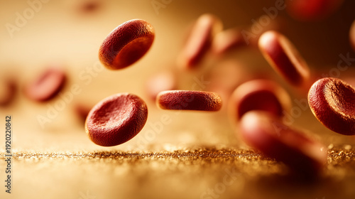 Red Blood Cells: A close-up...