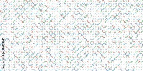 Multicolored illegible scribbles on white background