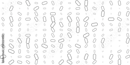 A blurry black and white image with numerous irregular shapes and lines