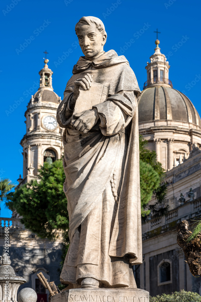 Obraz premium Statue of Blessed Bernardo Scammacca