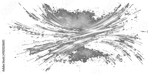 Abstract grunge black ink splash background with textured design
