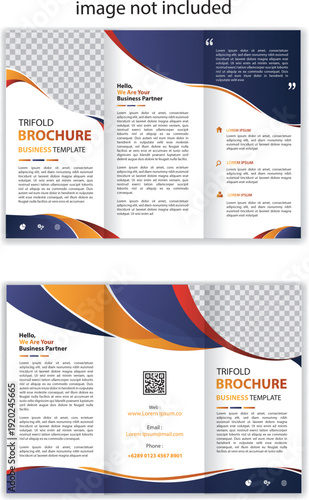 trifold brochure template promotion marketing