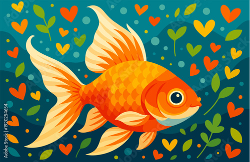 koki fish underwater