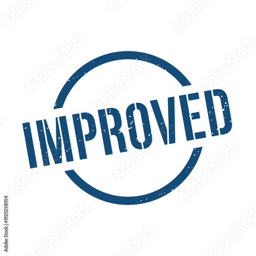 Improved Stamp,Improved Grunge Round Sign