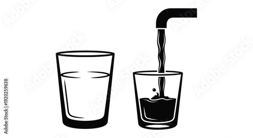 A stark black rocket launching with fiery exhaust trail silhouette