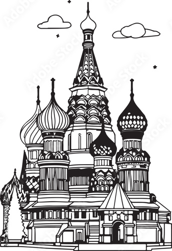 St. basil's cathedral in moscow, a masterpiece of russian architecture and artistry