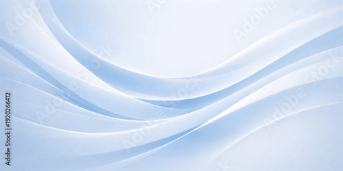 Abstract blue wave background featuring a smooth flowing curve design with light motion lines and a soft texture pattern for a modern business wallpaper backdrop