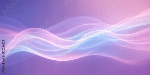 Foto Abstract purple and blue background with smoke waves and light curves creating a