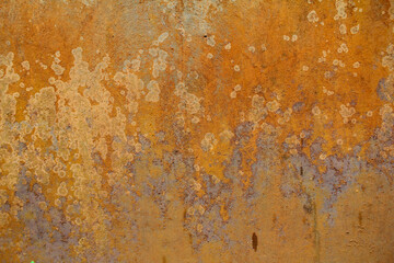 Old, vintage, grunge grey wall cement surface with abstract brown pattern style. Abstract background texture for design element. Weathered wall texture.