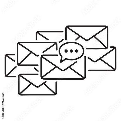 email, group, conversation, envelope, team, collaboration, chat, discussion, communication,