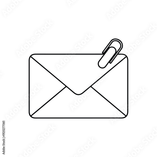 email, attachment, envelope, paperclip, file, document, upload, send, share, media, pdf, image,