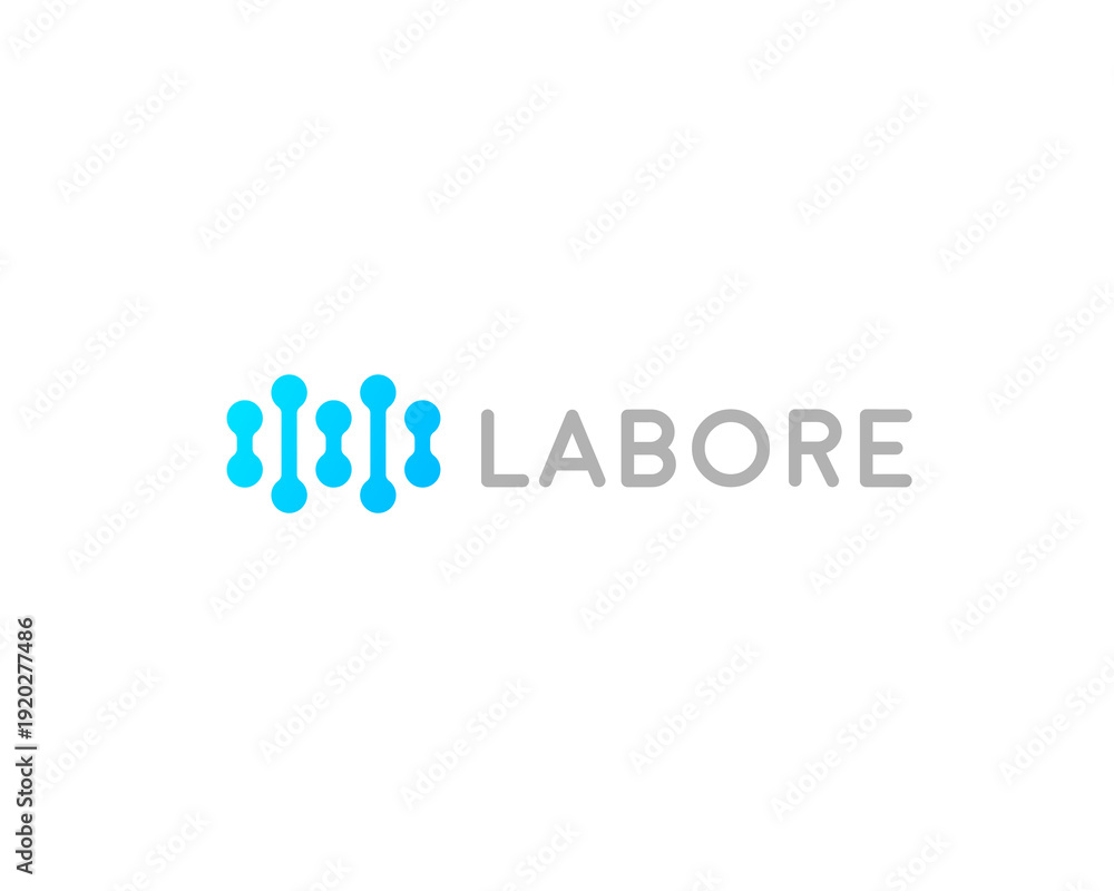 Fototapeta premium Abstract bio dna logo design template. Medicine, science, tech, lab logotype