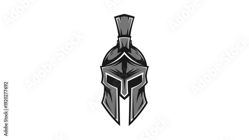 Ancient Greek Spartan Warrior Helmet.