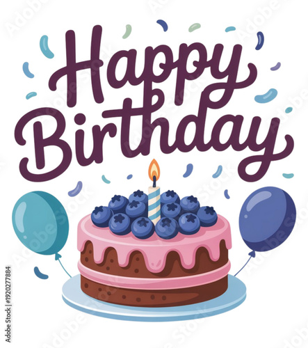birthday cake with candles