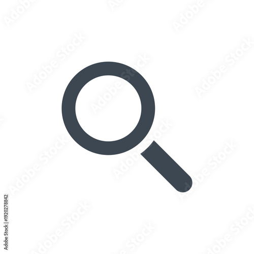 Search icon on white background