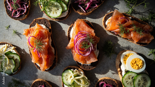 Nordic Open Sandwich (Smørrebrød Modern Minimalist)