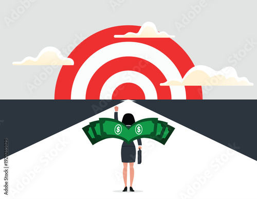 Business strategy. Goal oriented action in the business world.