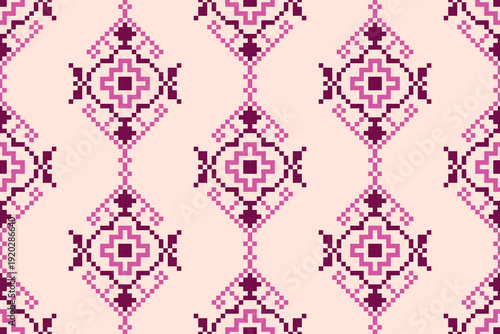 seamless pixel pattern, seamless pattern illustration