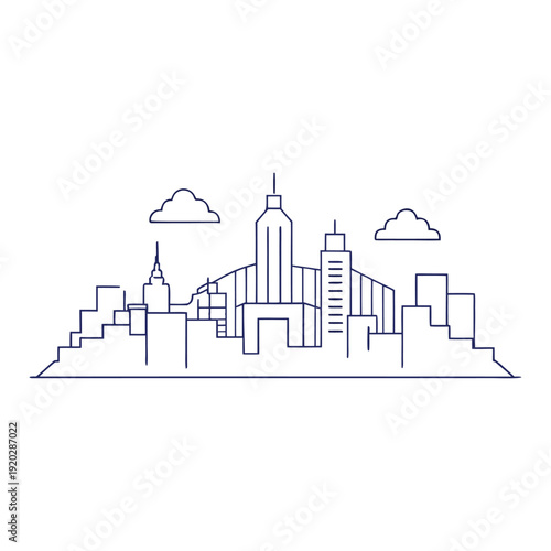 A stunning city panorama with towering skyscrapers, modern architecture, and glowing lights, capturing the dynamic energy and skyline beauty in one wide view.
