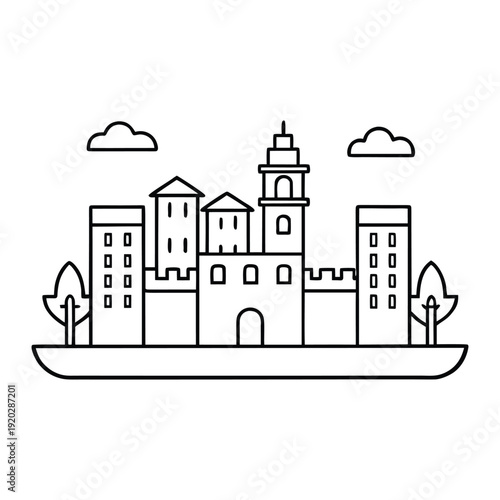 A futuristic Mara Aibo city skyline glows at dusk, with sleek towers, neon lights, and flying vehicles weaving through a vibrant, high-tech urban horizon.
