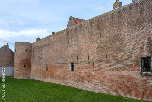 Citywall of Elburg, Gelderland province, The Netherlandss
