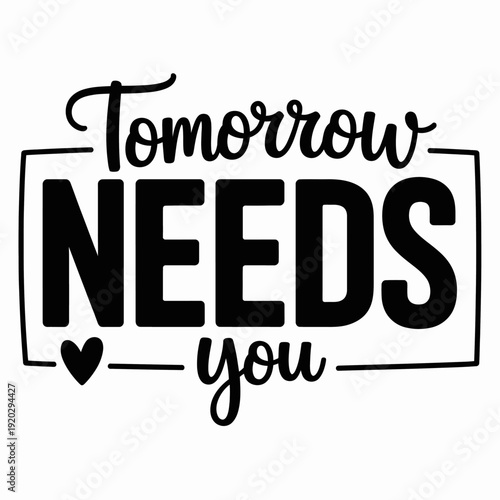 A motivational quote centered in a minimalist design.