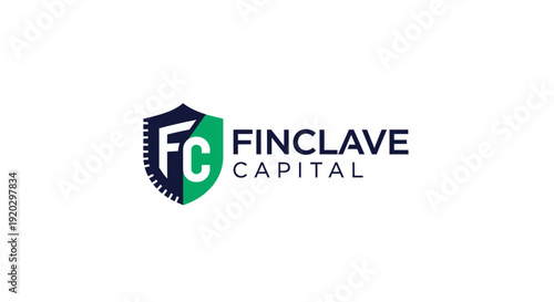 Green shield logo with FC letters and a padlock icon, symbolizing financial security and capital protection on an isolated white background.