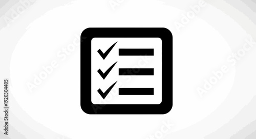 Checklist Icon with Three Checked Boxes.