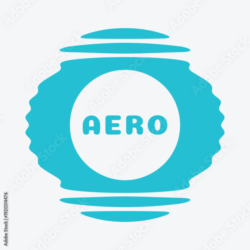 Aero Ripple Badge Illustration