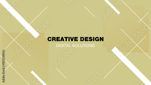 ミニマルデザインの抽象ジオメトリック背景
