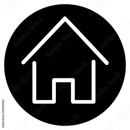 Home icon vector. Home page  Illustration sign. Homepage symbol. Main page logo.