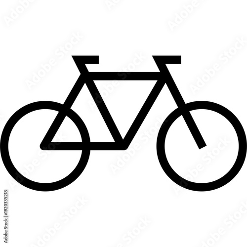 bicycle icon vector illustration