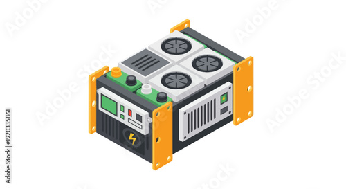 Industrial Inverter Power Supply Unit Equipment.