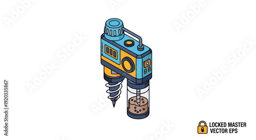 Electric Drill Machine with Drill Bit.