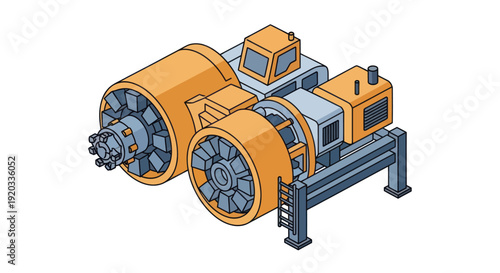 Industrial Crusher Machine Heavy Equipment.