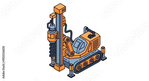 Industrial Drilling Machine Equipment Heavy Machinery.