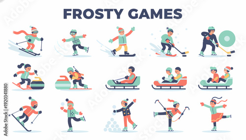 Frosty Games: Winter Sports and Fun Activities Collection