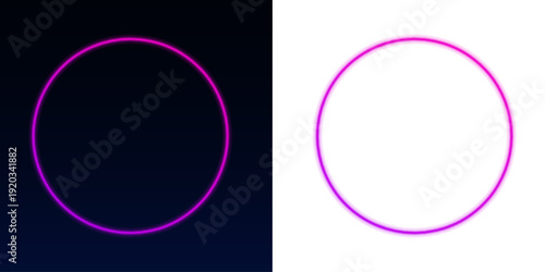 Radiant neon circle pulses with smooth blue and green liquid gradients. Reflective blot drops shimmer along the rounded surface. The illustration conveys futuristic motion and energy.