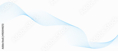 Abstract vector wave element for design. Smooth motion dynamics. Vector illustration EPS 10.