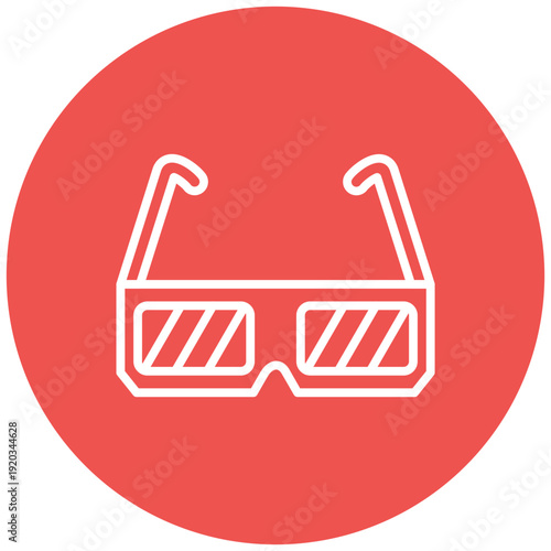 3d Glasses Icon