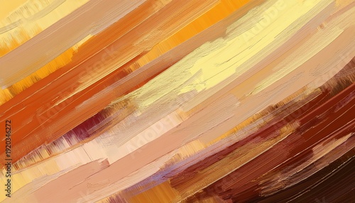 warm abstract brush stroke pattern in beige and brown tones diagonal textured design with rough painted stripes ideal for backgrounds posters and contemporary abstract artwork