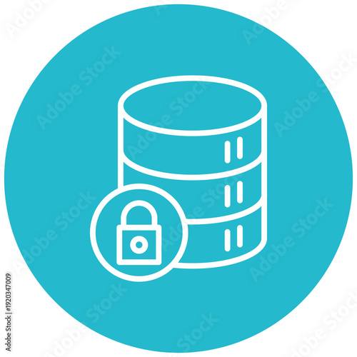 Database Lock Icon