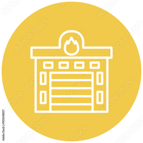 Fire Station Icon