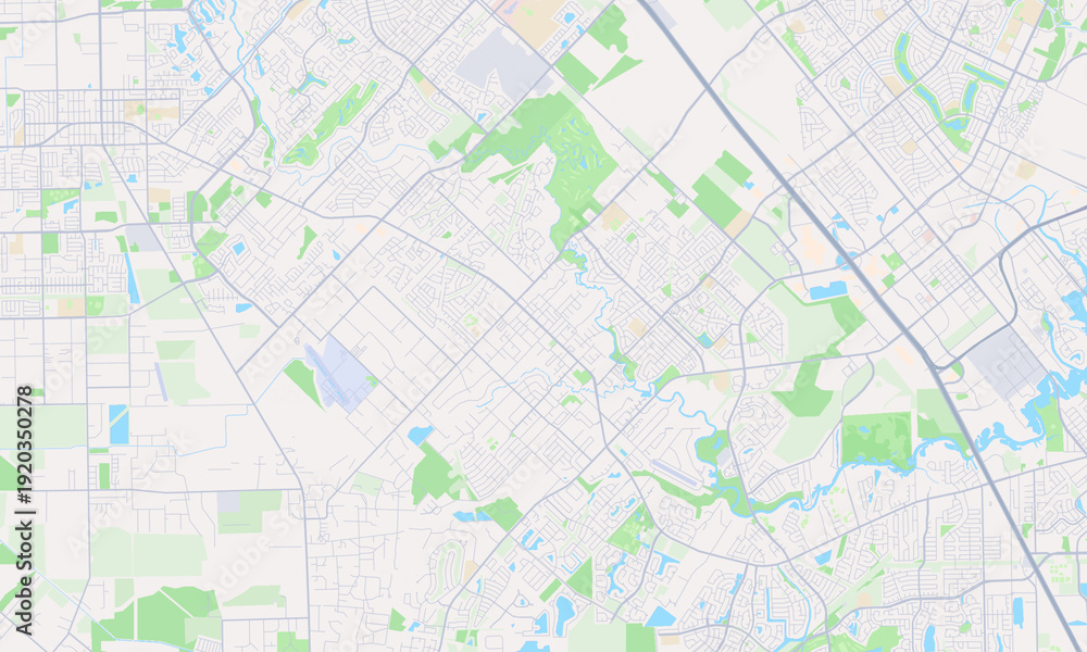 Obraz premium Friendswood Texas map