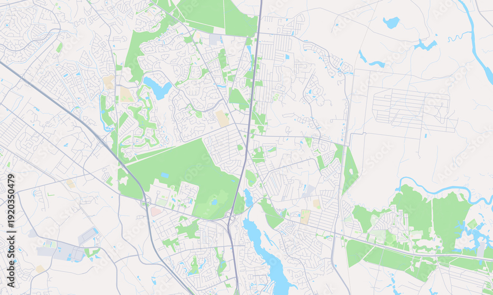 Naklejka premium Goose Creek South Carolina map