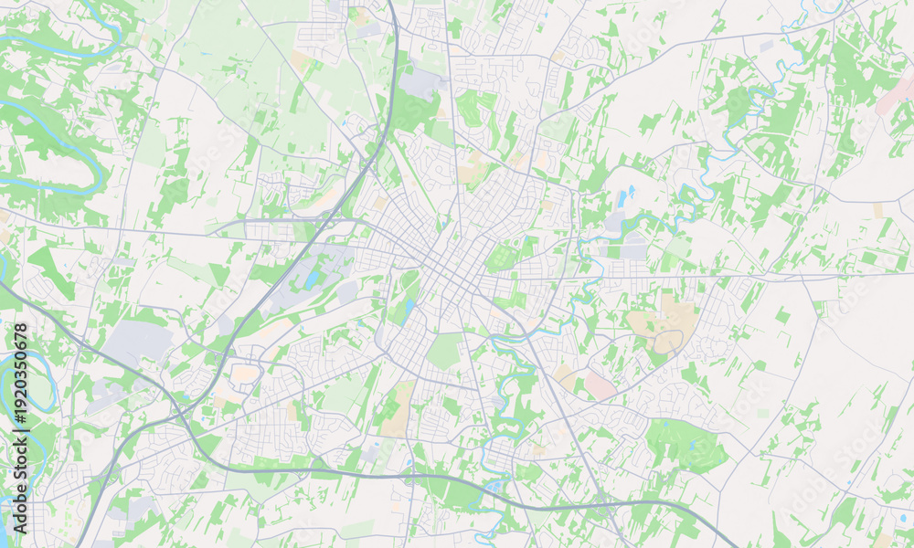 Obraz premium Hagerstown Maryland map