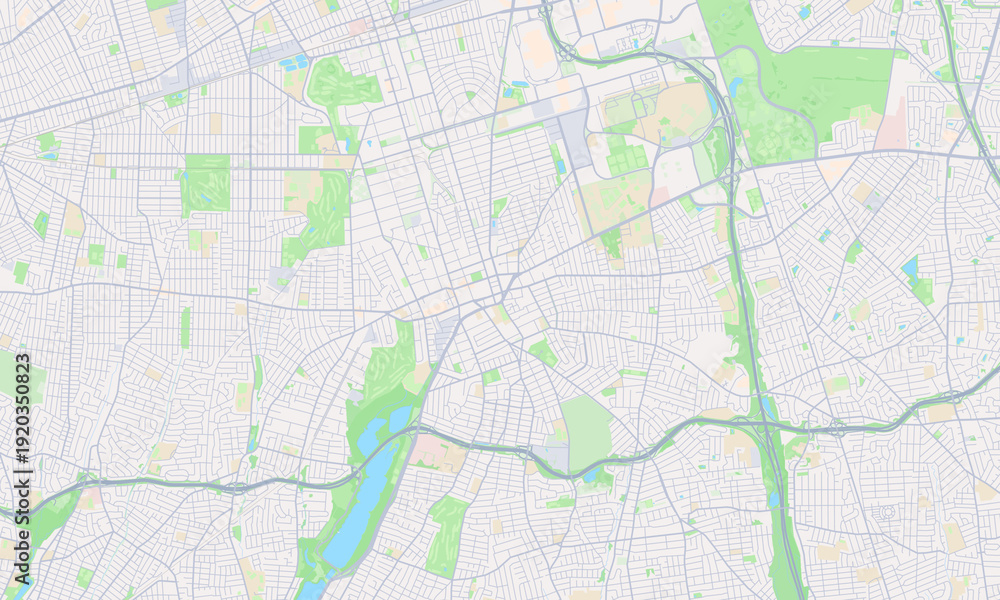 Obraz premium Hempstead New York map