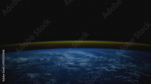 Atmosphere Planet Earth. Elements of this image furnished by NASA